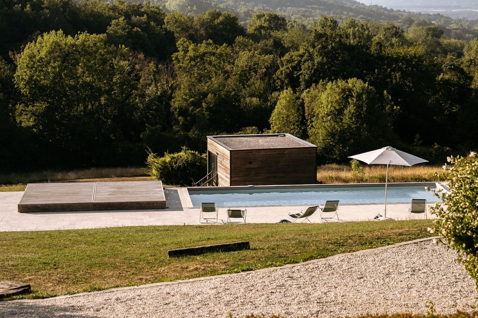Piscine du lieu de réception